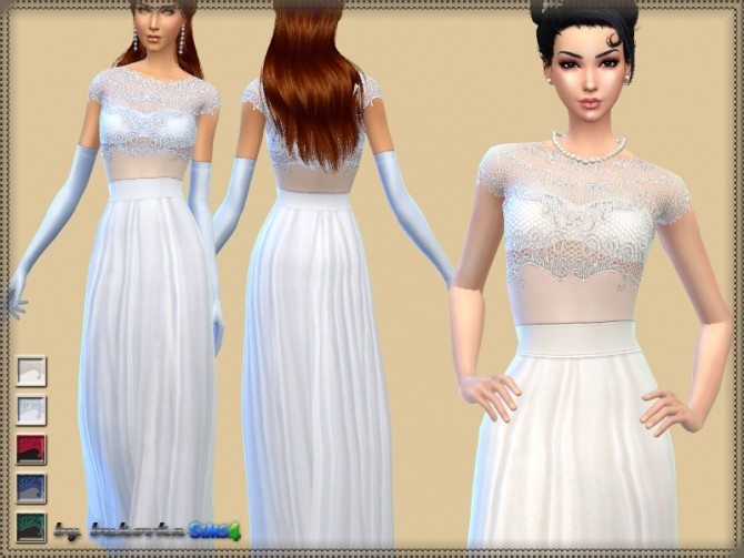 Sims 4 Dress & Lace top at Bukovka