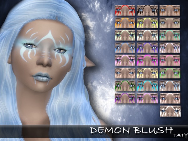 Sims 4 Taty Demon Blush by tatygagg at TSR