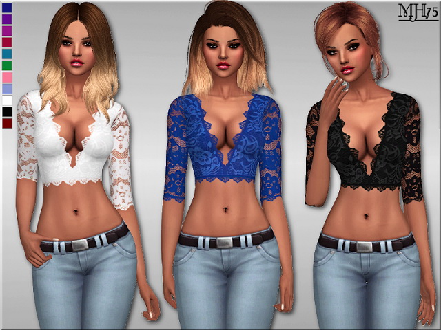 Sims 4 Various Tops 4 by Margeh75 at Sims Addictions
