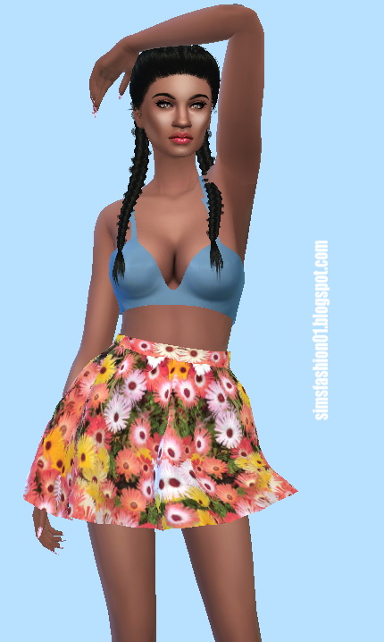 Sims 4 Skirt at Sims Fashion01
