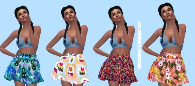 Sims 4 Skirt at Sims Fashion01