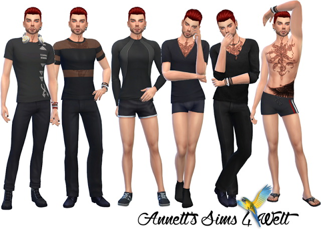 Sims 4 Model Robert at Annett’s Sims 4 Welt