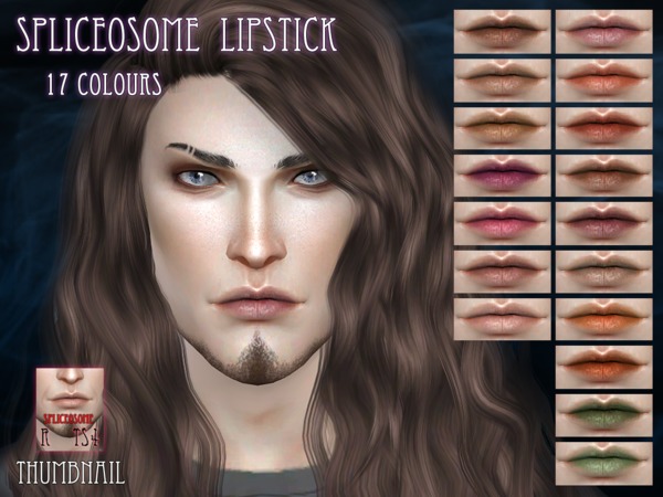Sims 4 Spliceosome Lipstick by RemusSirion at TSR