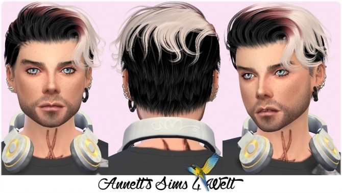 Sims 4 Antos Hair Electric Recolors at Annett’s Sims 4 Welt