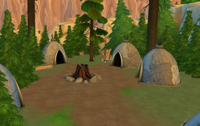 PREHISTORIC LOTS at Historical Sims Life » Sims 4 Updates