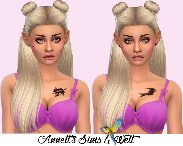 Sims 4 Bird Tattoos at Annett’s Sims 4 Welt