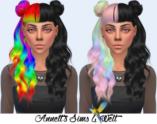 Leah Lillith Hair Melanie Recolors At Annetts Sims 4 Welt Sims 4 Updates