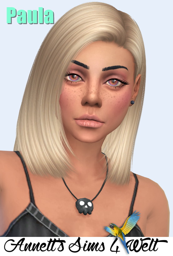 Sims 4 Model Paula at Annett’s Sims 4 Welt