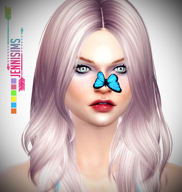 Sims 4 Butterfly for Nose and Hair at Jenni Sims