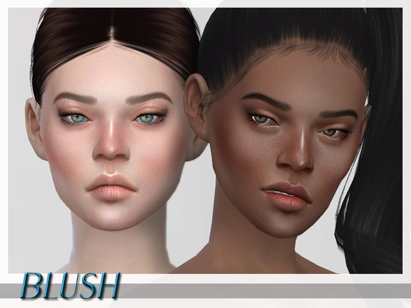 Sims 4 Face Blusher Set 1 by ShojoAngel at TSR