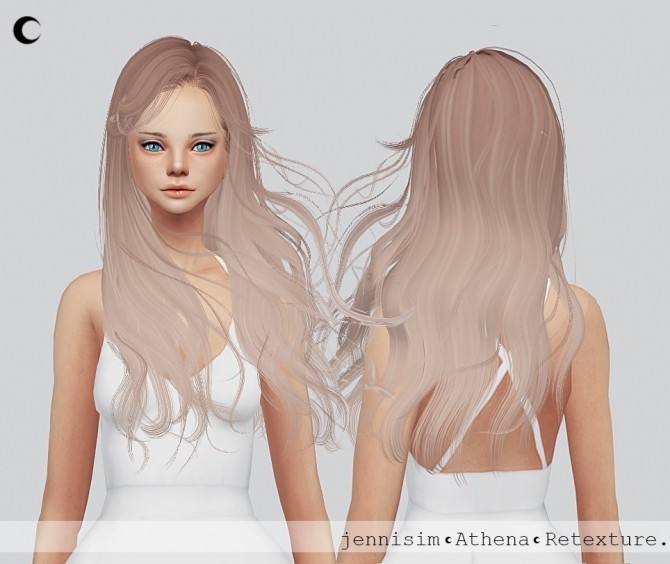 Sims 4 Athena hair re texture at Kalewa a