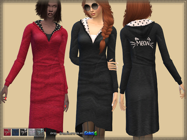 Sims 4 Jersey Dress at Bukovka