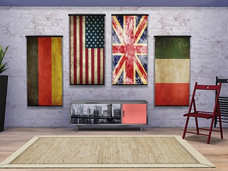 Wall Flags by Angel74 at Beauty Sims
