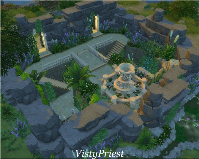 Sims 4 Lost Garden at Visty Creations
