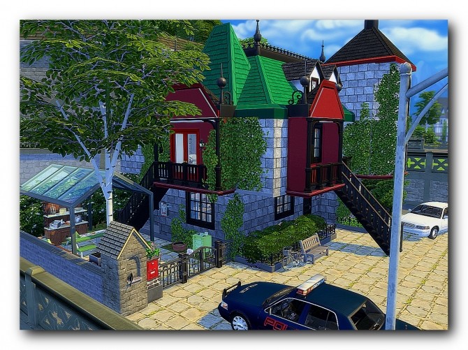 Sims 4 Townhouse at Architectural tricks from Dalila