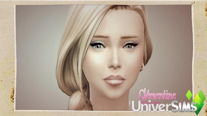 Sims 4 Clémentine by chipie cyrano at L’UniverSims