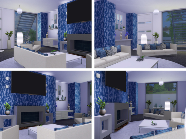 Sims 4 Blue Lagoon house by lenabubbles82 at TSR