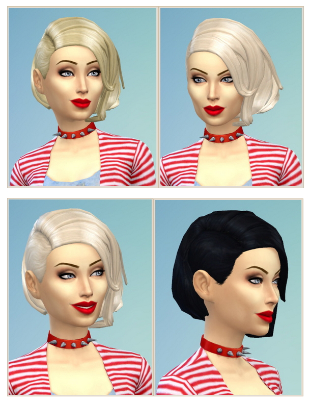 Sims 4 Shaved Bob Hair Females at Birksches Sims Blog