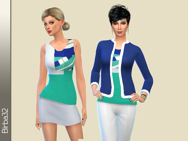 Sims 4 Cannella Spring Set by Birba32 at TSR