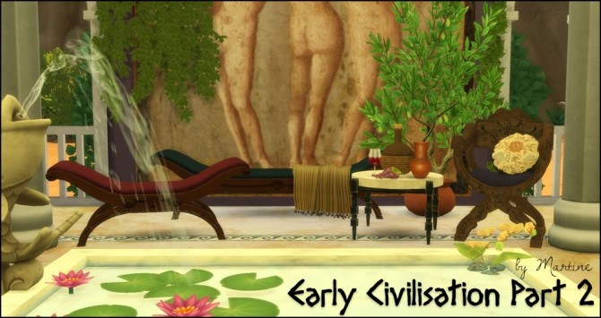 Sims 4 Early Civilisaton CC part 2 at Martine’s Simblr