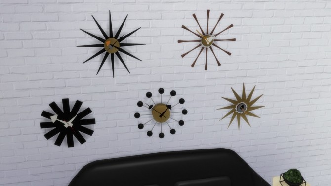 Sims 4 New Clocks (Vitra) at Meinkatz Creations