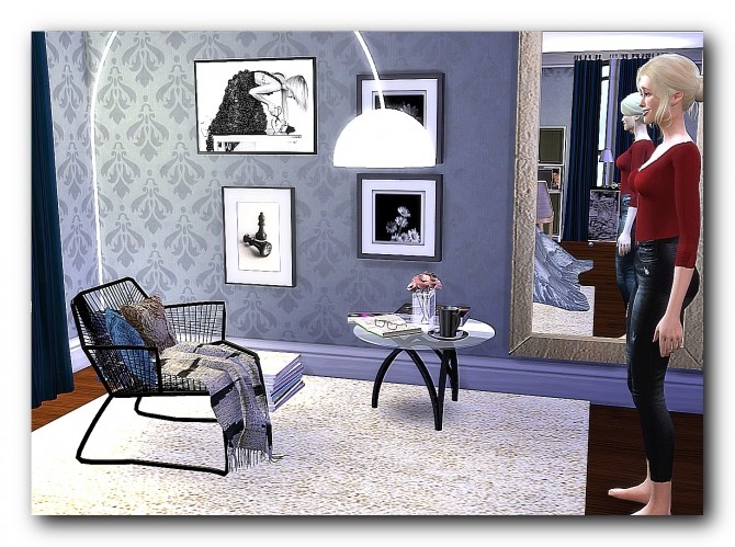 Sims 4 Mr. Big and Carrie Sims version at Architectural tricks from Dalila