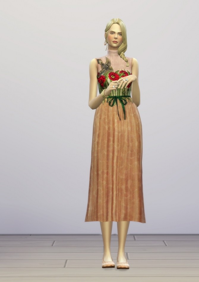 Sims 4 Pre fall 2016 dress at Rusty Nail