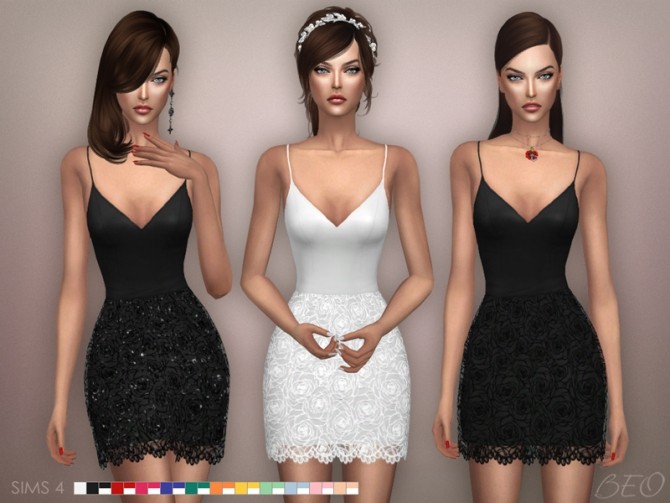 Sims 4 Julianne dress at BEO Creations