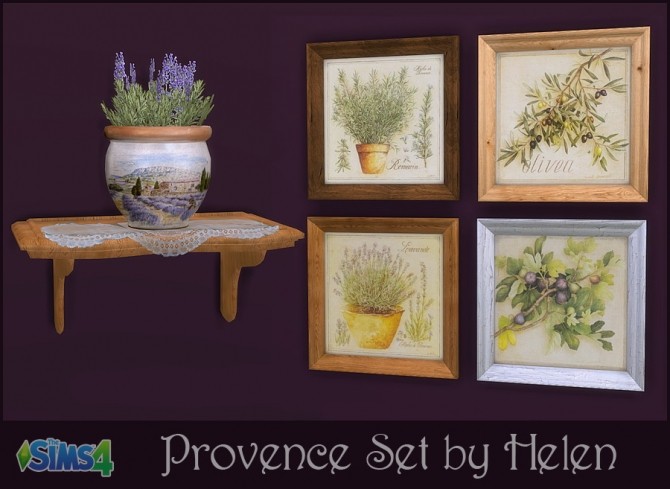 Sims 4 Provence Set at Helen Sims
