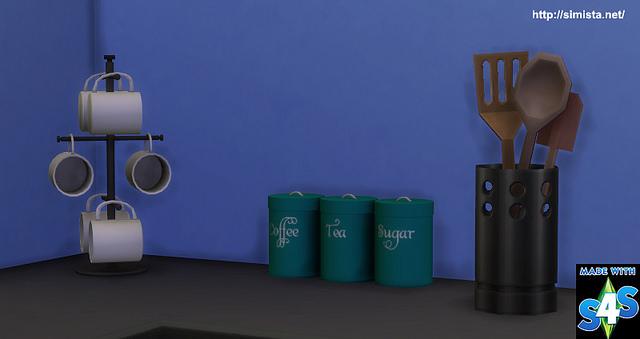 Sims 4 Kitchen Canisters at Simista
