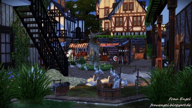 Sims 4 Medieval Bakery at Frau Engel