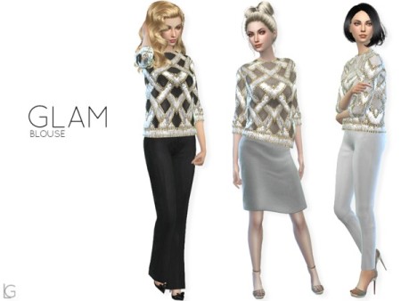 Glam blouse by linegud at TSR