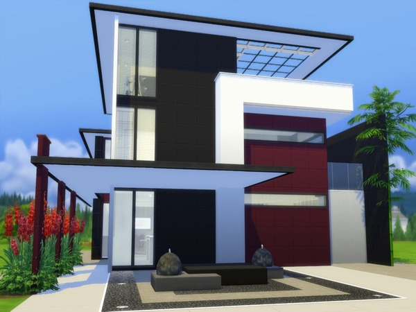 Sims 4 Akura house by Suzz86 at TSR