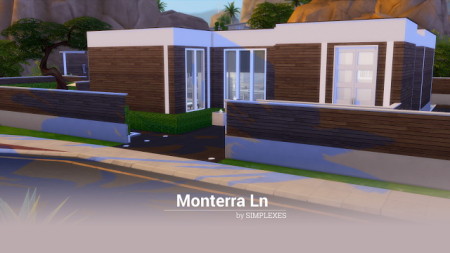 Monterra Ln modern house at Simplexes