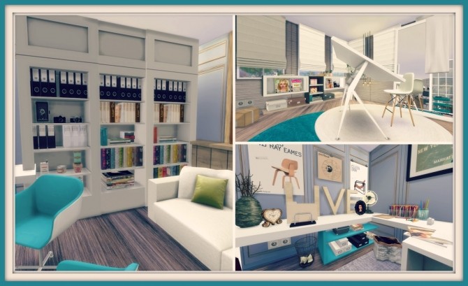 Sims 4 Architect Office at Dinha Gamer