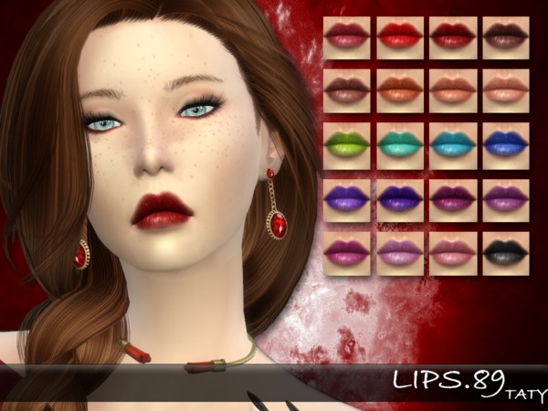 Sims 4 Lips 89 by tatygagg at TSR