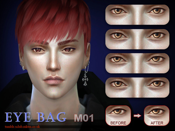 Sims 4 Eyebag M01 by S Club LL at TSR