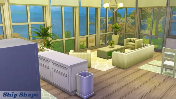 Sims 4 Ship shape modern beach house at 4 Prez Sims4