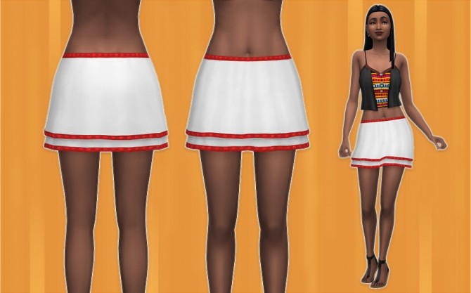 Sims 4 Dakota Skirt at Veranka