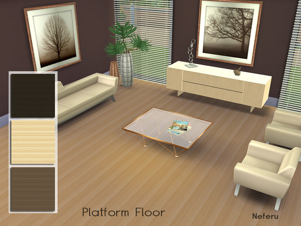 Sims 4 Platform Floor by Neferu at TSR