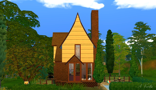 Sims 4 A young familys house at Angelina Koritsa