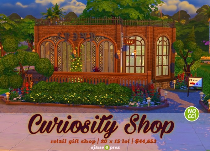 Sims 4 Curiosity shop at 4 Prez Sims4