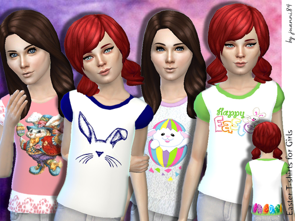 Sims 4 Easter Outfits for Girls by juanni84 at TSR