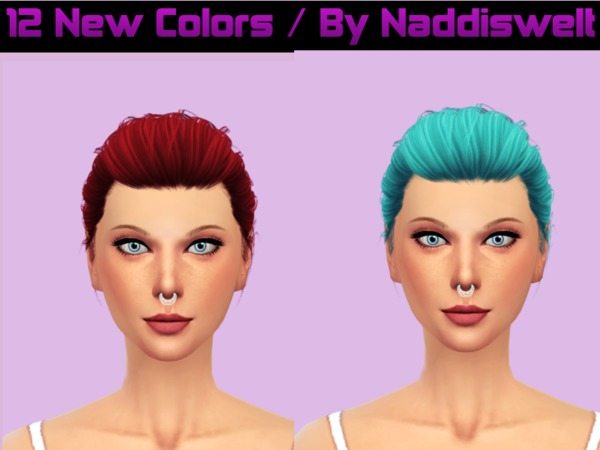 Sims 4 Retexture V16 Anto Hair Blackout by Naddiswelt at TSR