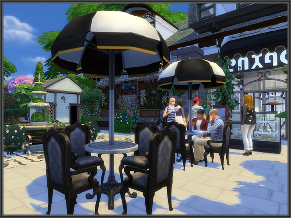 Sims 4 Cafe Ambrosia by Danuta720 at TSR