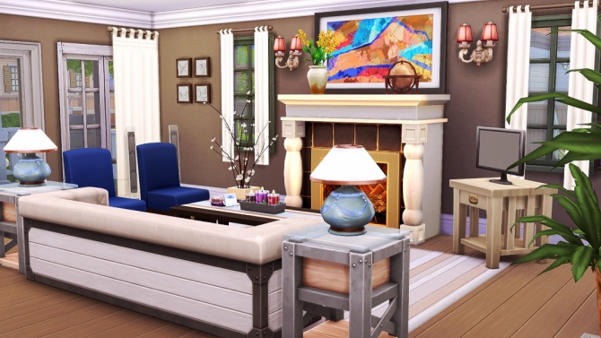 The Newbury house at Jenba Sims » Sims 4 Updates