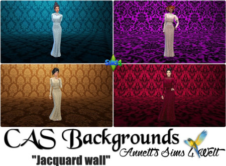 Jacquard wall CAS backgrounds at Annett’s Sims 4 Welt