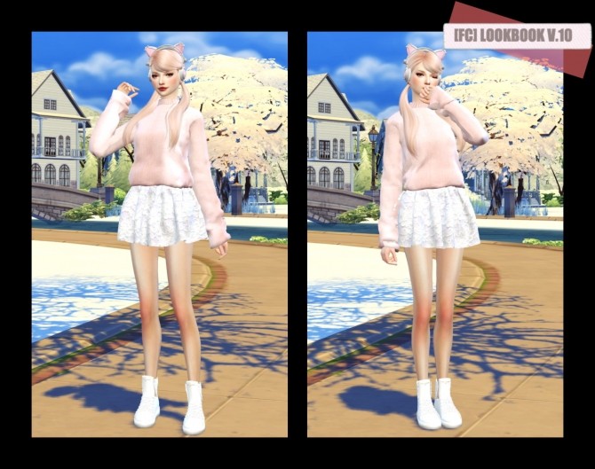 Sims 4 LOOKBOOK V.10 (Brighten Day) poses at Flower Chamber