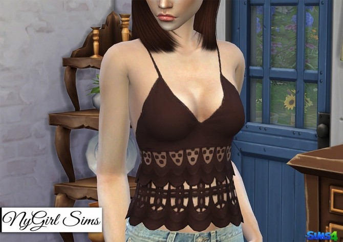 Sims 4 Crochet Tank at NyGirl Sims