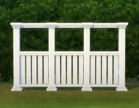 Tasteful Fence by plasticbox at Mod The Sims